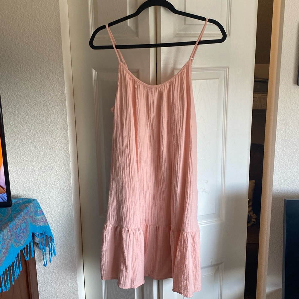 Pink Cotton Summer Dress